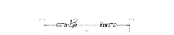 Рулевой механизм DSR126L DELCO REMY