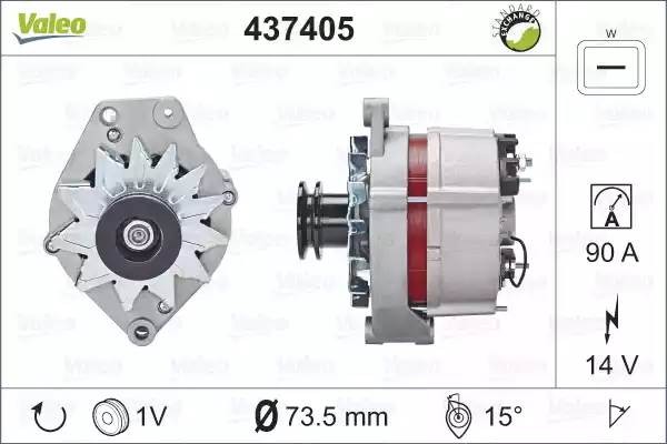 Генератор 437405 VALEO PHC
