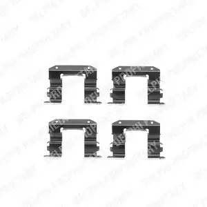 Комплектующие, колодки дискового тормоза LX0238 DELPHI