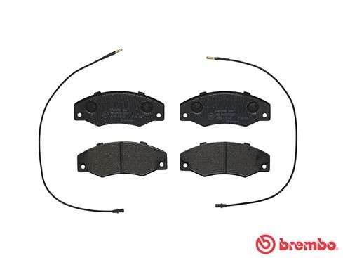 Комплект тормозных колодок, диско P 68 016 BREMBO