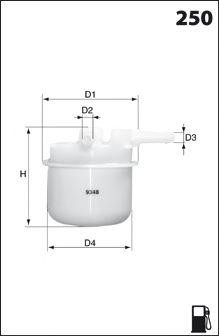 Топливный фильтр ELE3538 MECAFILTER