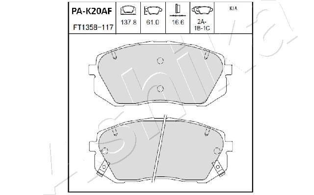 Тормозной диск 60-07-725 ASHIKA