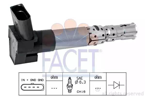 Катушка зажигания 9.6337 FACET