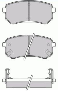 Колодки тормозные дисковые SP1189 SANGSIN