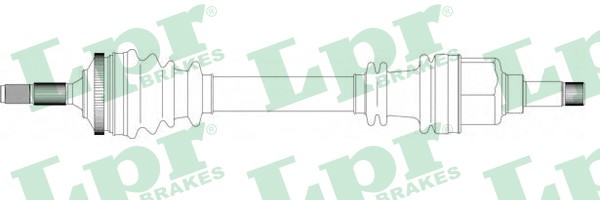 Приводной вал DS38137 LPR