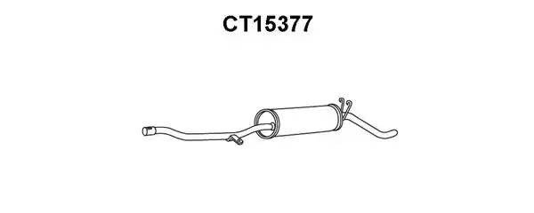 Глушитель выхлопных газов конечный CT15377 VENEPORTE