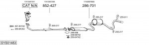 Выпускной трубопровод 437377 BOSAL