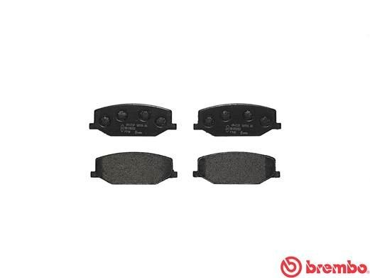 Комплект тормозных колодок, диско P79001 BREMBO