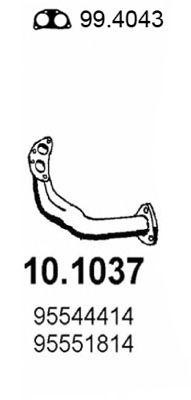 Выпускной трубопровод 101037 ASSO