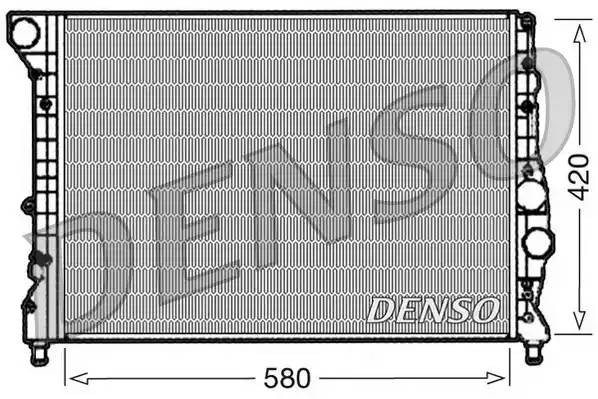 Радиатор, охлаждение двигател DRM01001 DENSO