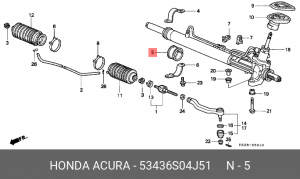 Деталь 53436S04J51 HONDA