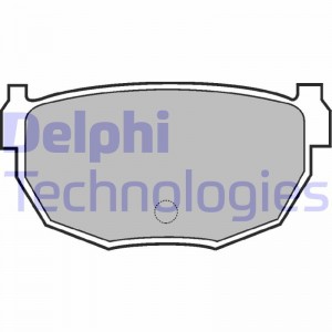 Комплект тормозных колодок, диско LP570 DELPHI