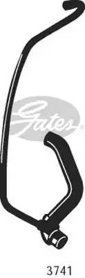 Шланг радиатора 3741 GATES