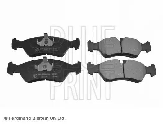 Комплект тормозных колодок, диско ADG04204 BLUE PRINT