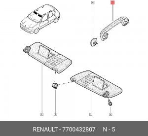 Деталь 7700432807 RENAULT
