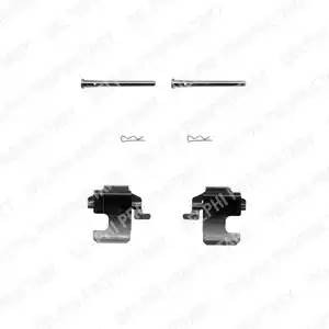 Комплектующие, колодки дискового тормоза LX0270 DELPHI