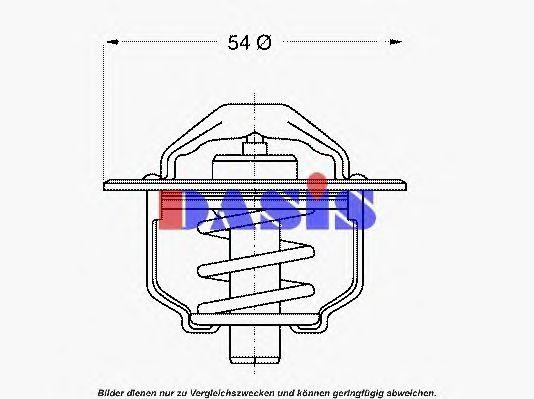 Термостат, охлаждающая жидкость 750898N AKS DASIS