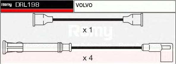 Ккомплект проводов зажигания DRL198 DELCO REMY