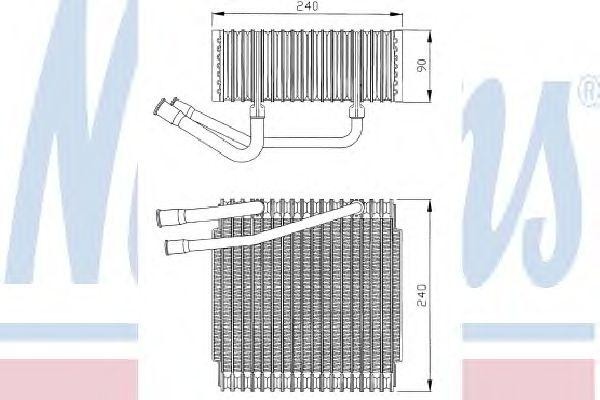 Испаритель, кондиционер 92006 NISSENS