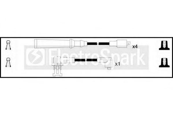 Ккомплект проводов зажигания OEK212 STANDARD