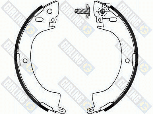 Комплект тормозных колодок 5181859 GIRLING