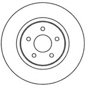 Тормозной диск 562270B BENDIX JURID