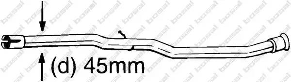 Выпускной трубопровод 889-175 BOSAL