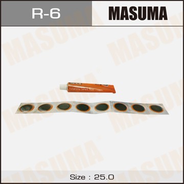 Заплата для ремонта шин и камер R6 MASUMA
