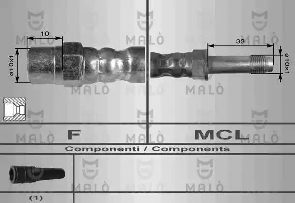 Тормозной шланг 8912 MALO
