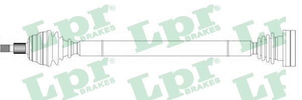 Приводной вал DS43008 LPR