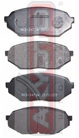 Колодки тормозные дисковые AKD-3473 AKYOTO