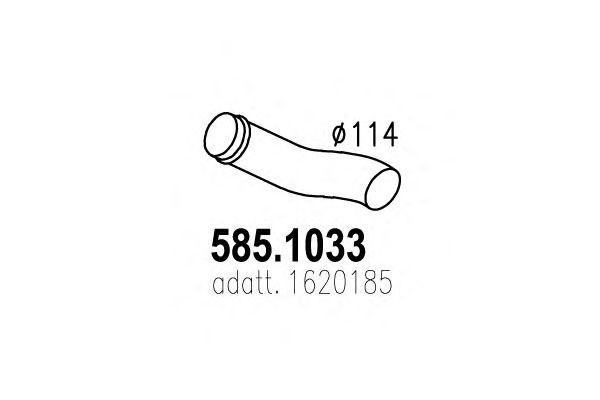 Выпускной трубопровод 5851033 ASSO