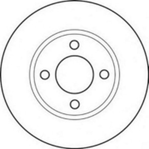 Тормозной диск 561240B BENDIX JURID