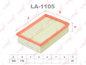 Фильтр воздушный LA-1105 LYNXAUTO