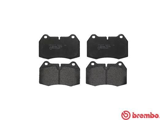Комплект тормозных колодок, диско P06018 BREMBO