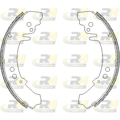 Комплект тормозных колодок 461400 ROADHOUSE