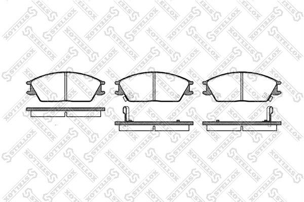 Колодки тормозные дисковые 235002-SX STELLOX