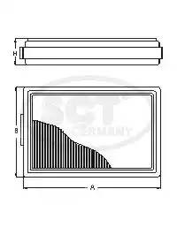 Топливный фильтр ST6005 SCT