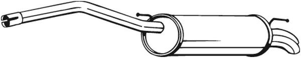 Глушитель выхлопных газов конечный 233-089 BOSAL