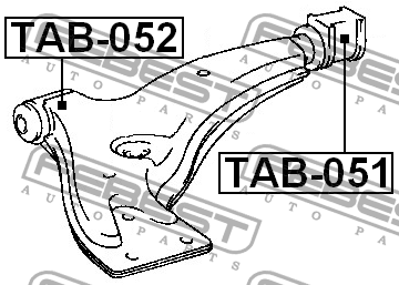Рычаг подвески TAB-052 FEBEST