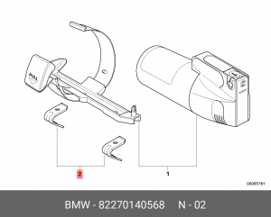 Деталь 82 27 0 140 568 BMW