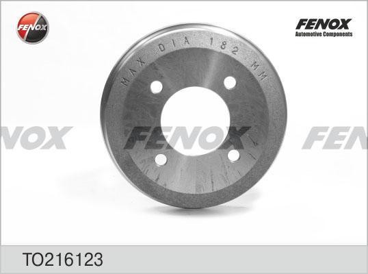 Барабан тормозной TO216123 FENOX