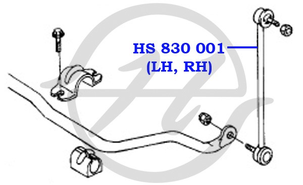Стойка стабилизатора HS 830 001 HANSE