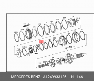 Деталь A 124 993 31 26 MERCEDES BENZ