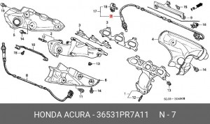Лямбда-зонд 36531PR7A11 HONDA