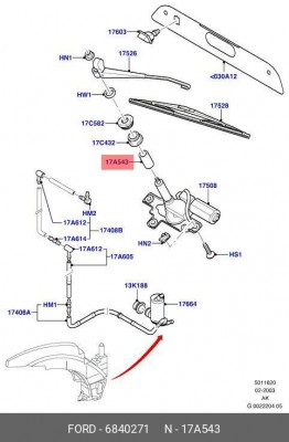 Покрышка 6 840 271 FORD