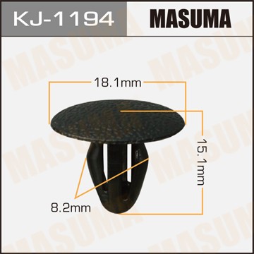 Клипса крепежная KJ1194 MASUMA