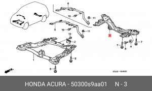 Деталь 50300S9AA01 HONDA