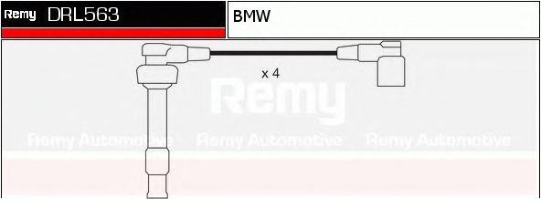 Ккомплект проводов зажигания DRL563 DELCO REMY