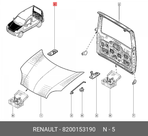 Деталь 8200153190 RENAULT